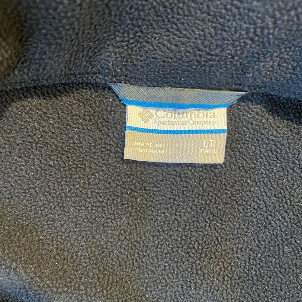 Columbia Men's Black Performance Jacket with Blue Trim - Picture 3 of 4